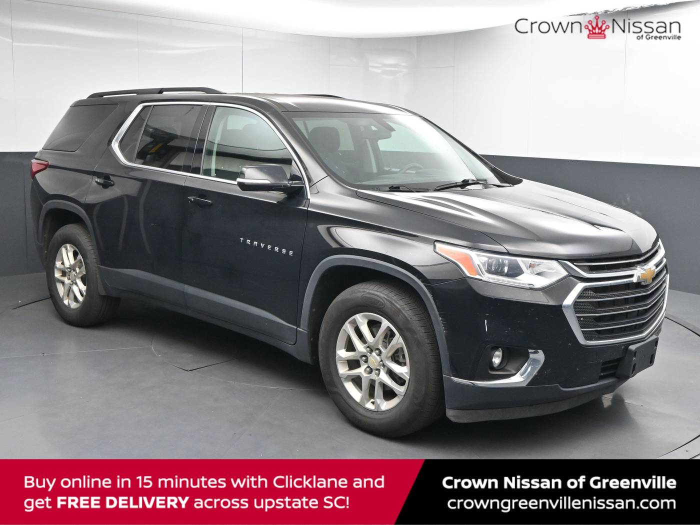 2020 Chevrolet Traverse LT Cloth — SUV — 43,347 mi — Greenville, SC