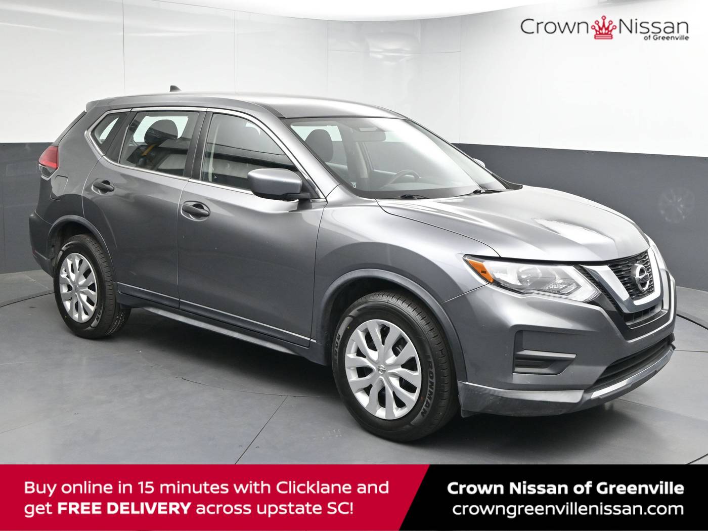 2017 Nissan Rogue S — SUV — 76,801 mi — Greenville, SC