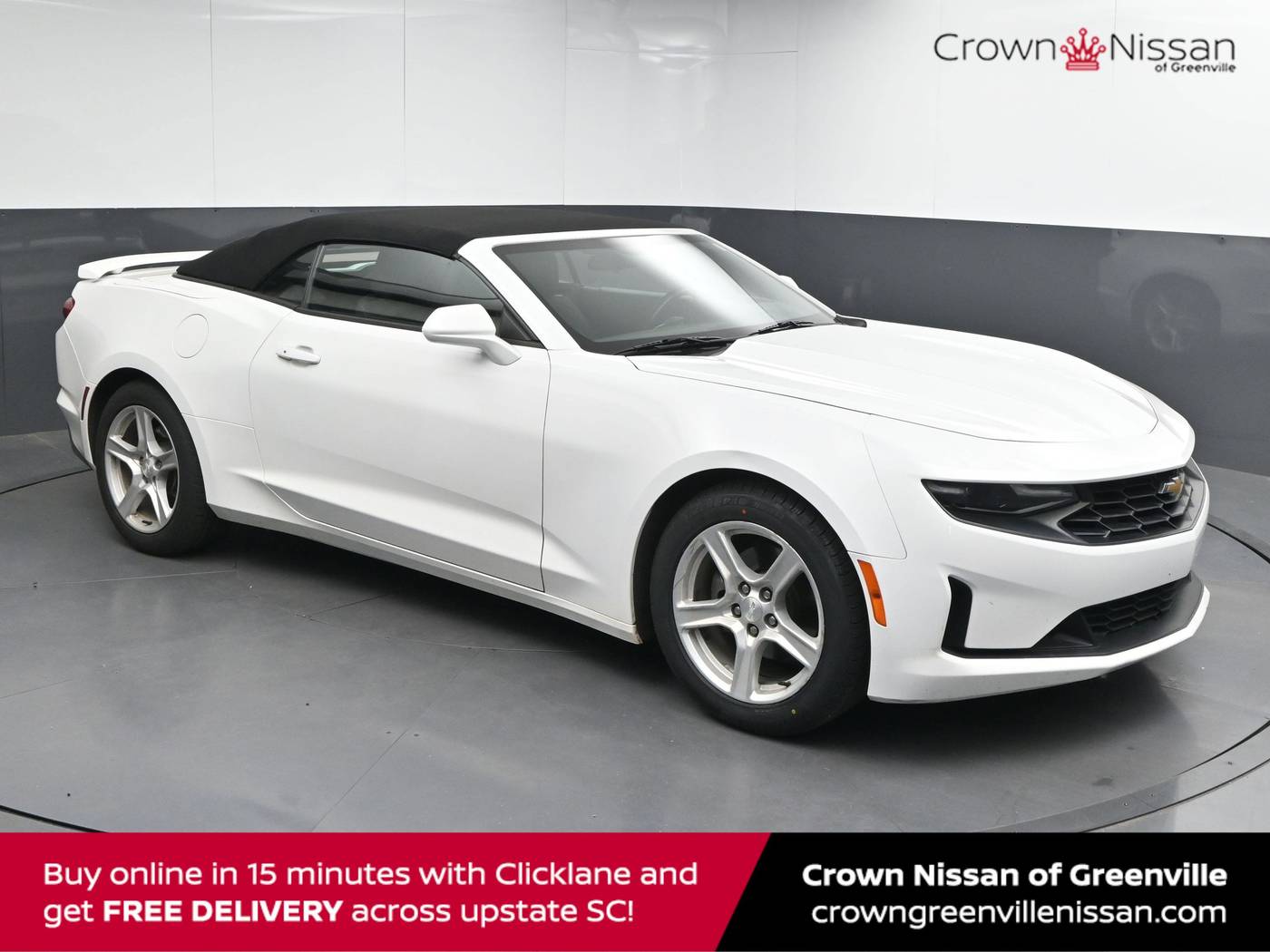 2019 Chevrolet Camaro 1LT — Convertible — 93,207 mi — Greenville, SC