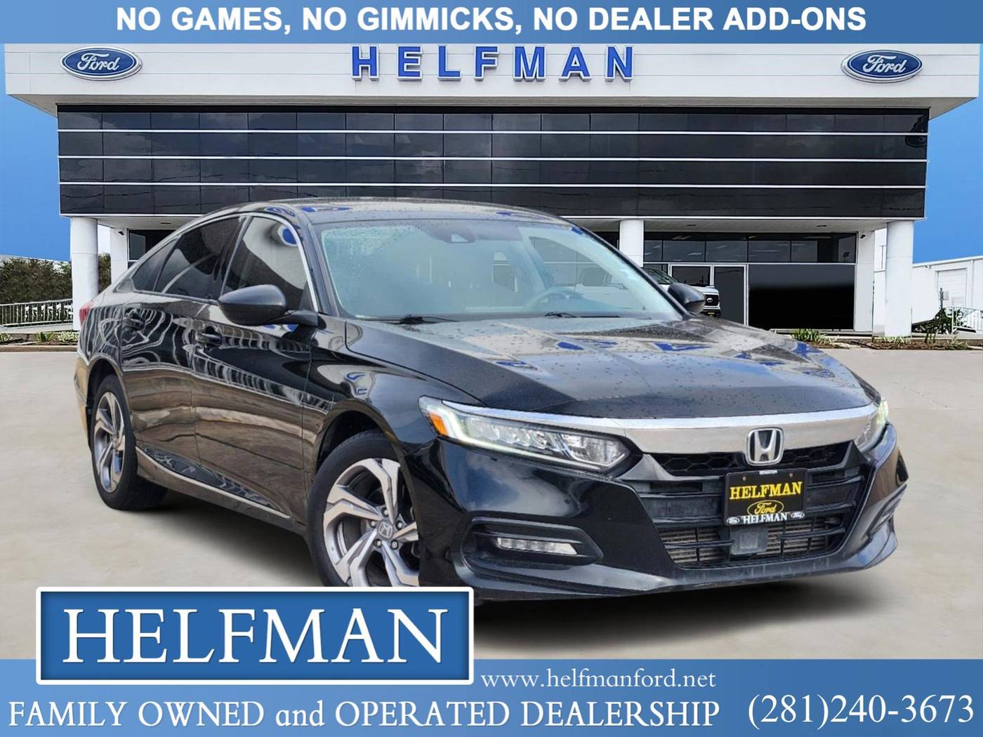 2018 Honda Accord EX — Sedan — 132,478 mi — Stafford, TX