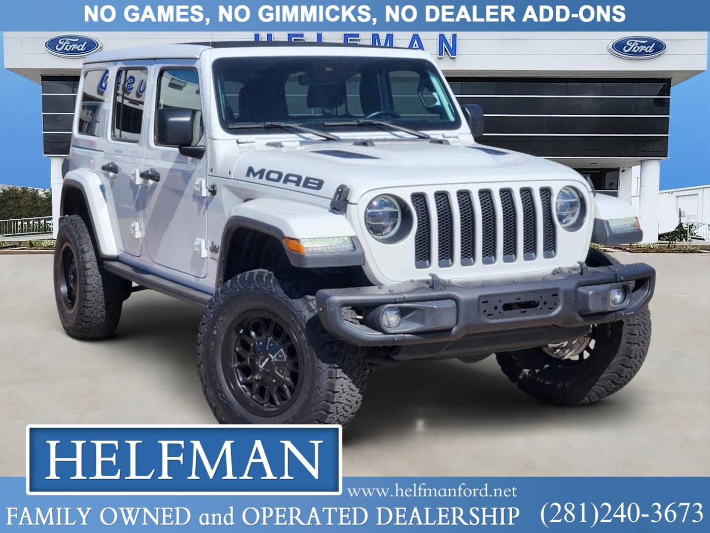 2019 Jeep Wrangler Moab — SUV — 51,907 mi — Stafford, TX