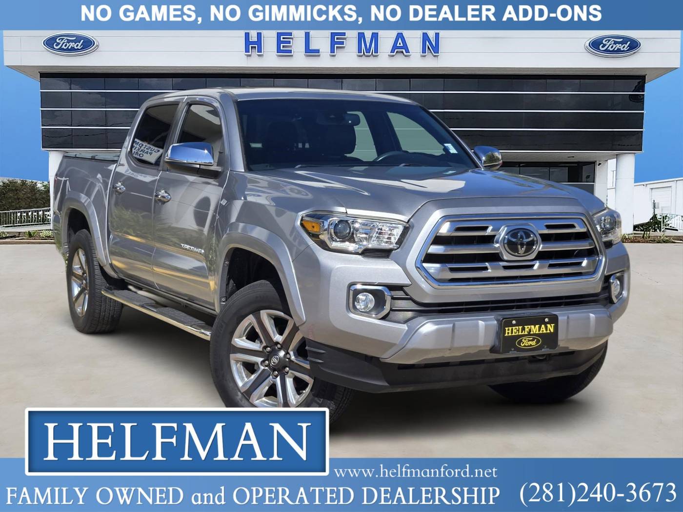 2019 Toyota Tacoma Limited — Pickup Truck — 27,233 mi — Stafford, TX