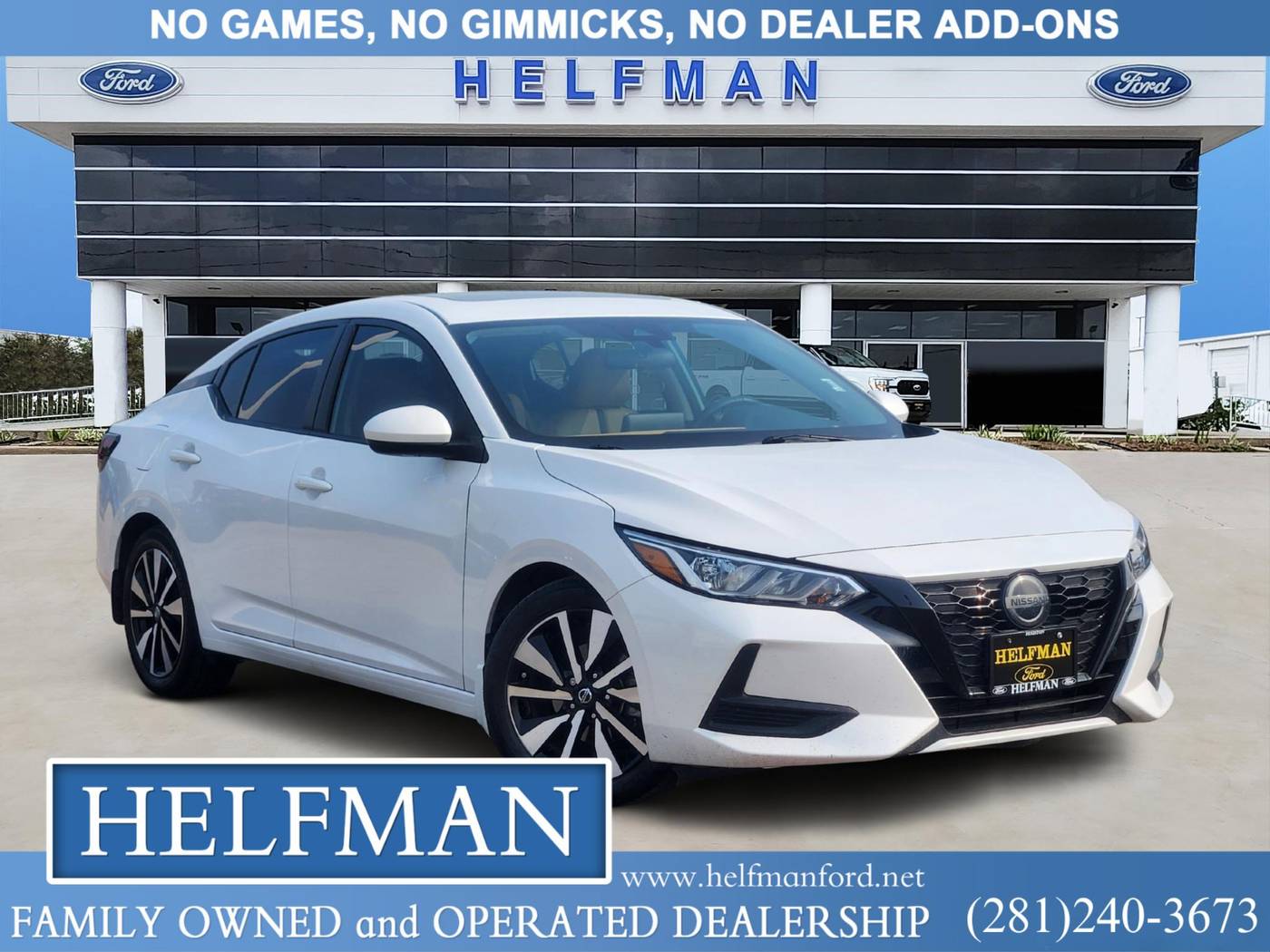 2021 Nissan Sentra SV — Sedan — 29,392 mi — Stafford, TX
