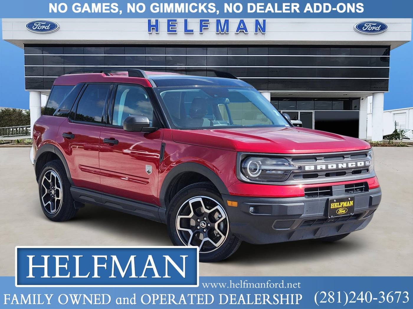 2021 Ford Bronco Sport Big Bend — SUV — 28,409 mi — Stafford, TX