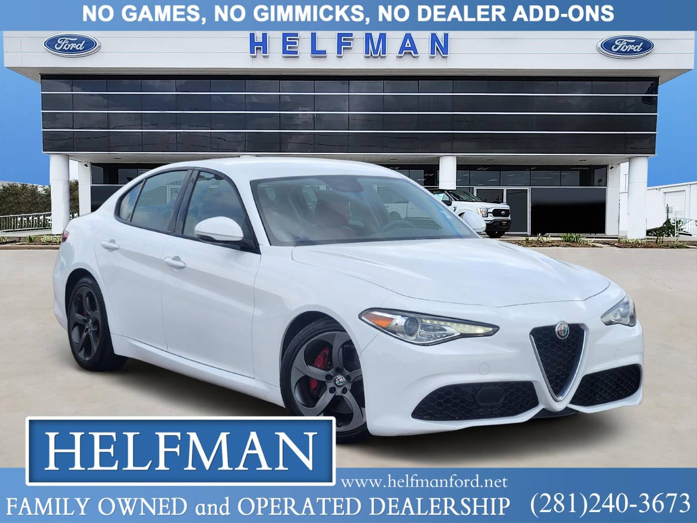 2018 Alfa Romeo Giulia Standard — Sedan — 31,349 mi — Stafford, TX