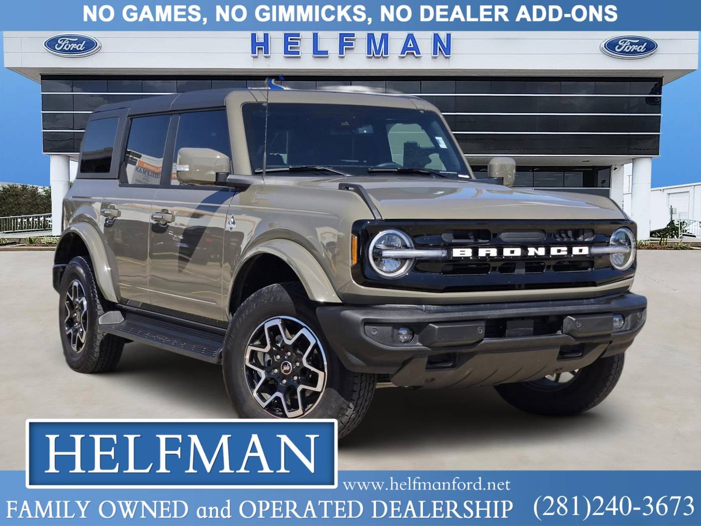 2025 Ford Bronco Outer Banks — SUV — 8,028 mi — Stafford, TX