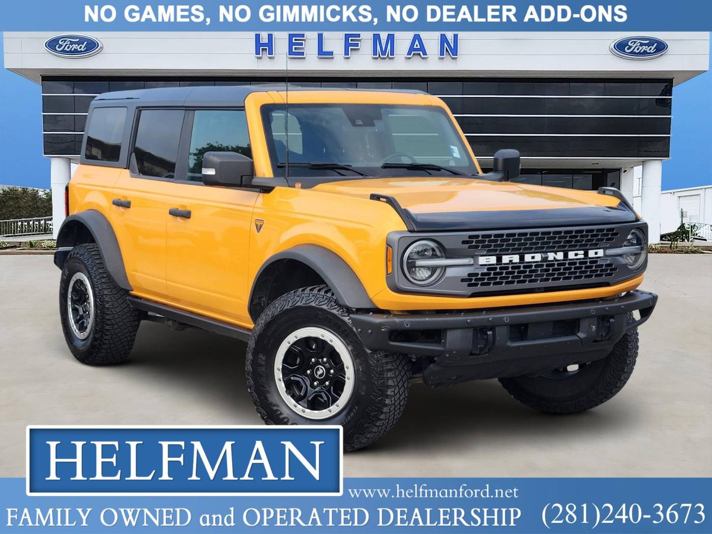 2021 Ford Bronco Badlands — SUV — 81,189 mi — Stafford, TX