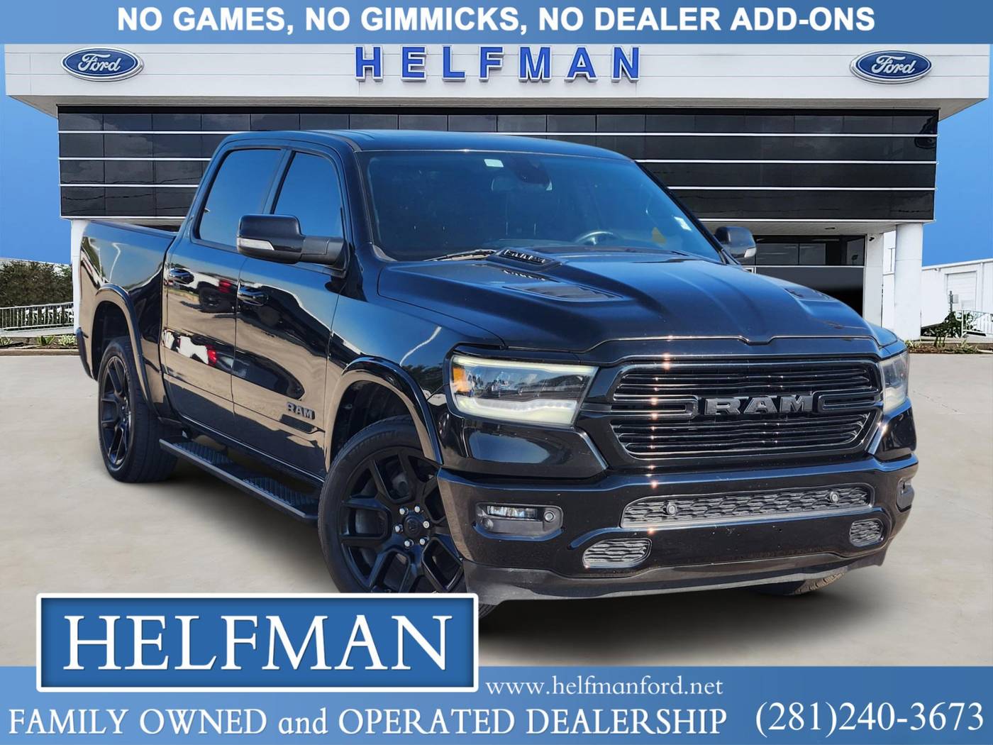 2020 Ram 1500 Laramie — Pickup Truck — 109,376 mi — Stafford, TX